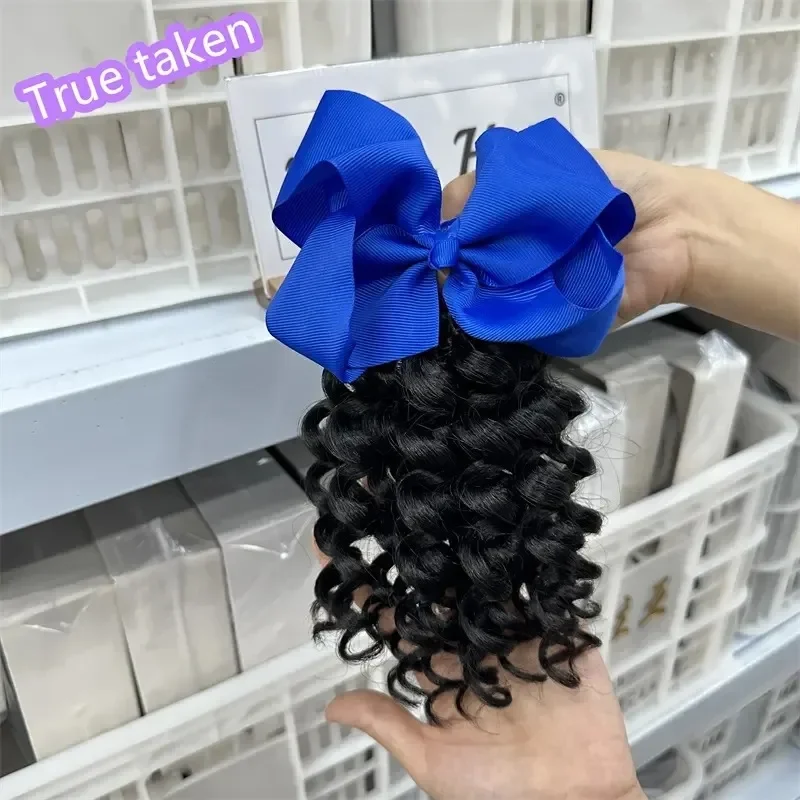 

Kids Ponytail Hair Extension 6 8 Inch 10inches Curly Ponytail Kids En Gros Kids Synthetic Ponytail Extensions with Elastic