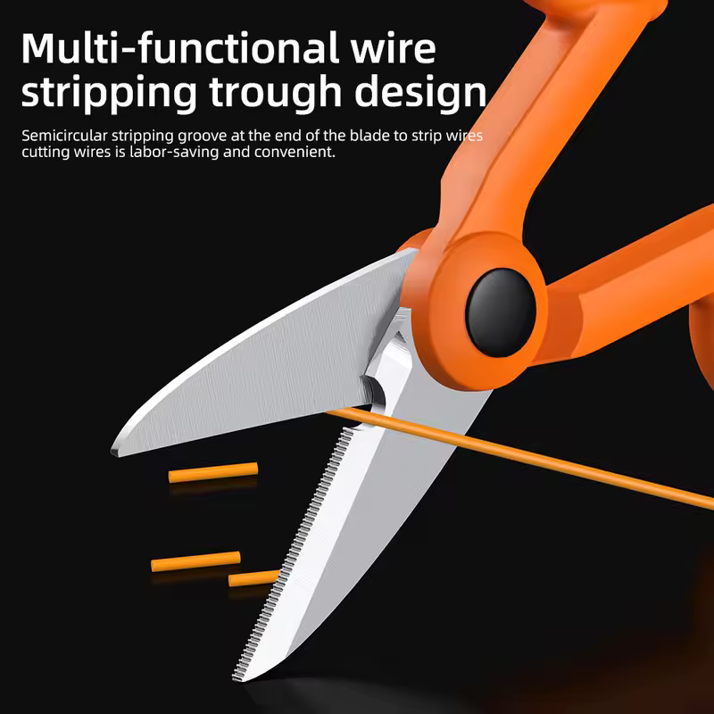SAIXIAN Fiber Optic Tool Aramid Scissors Fibre Stripping Scissors Optical Fiber Hand Tool - Image 3