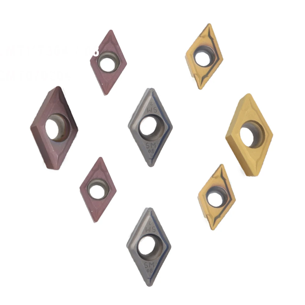 10Pcs DCMT11T304 / DCMT11T308 / DCMT070204 UE6020 / VP15TF /IC907 Hardmetalen Wisselplaten Interne Draaigereedschap Cnc Draaibank Gereedschap