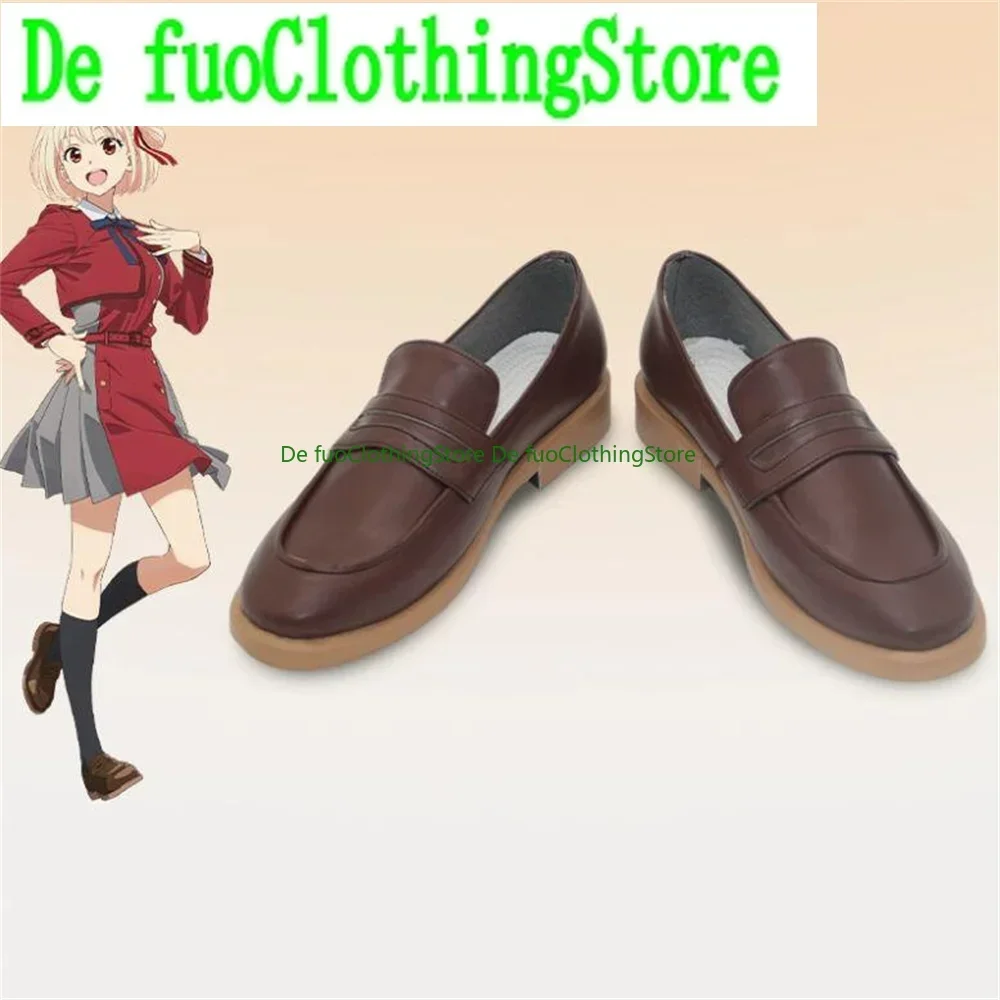 

Nishikigi Chisato Inoue Takina Lycoris Recoil Cosplay Shoes Boots Game Anime Halloween Christmas DefuoClothing Shoes Store