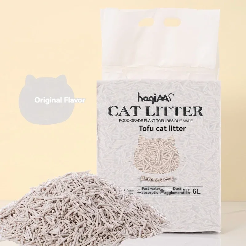 

Original plant tofu cat litter 6L green tea mixed plant cat litter fast clumping pet supplies