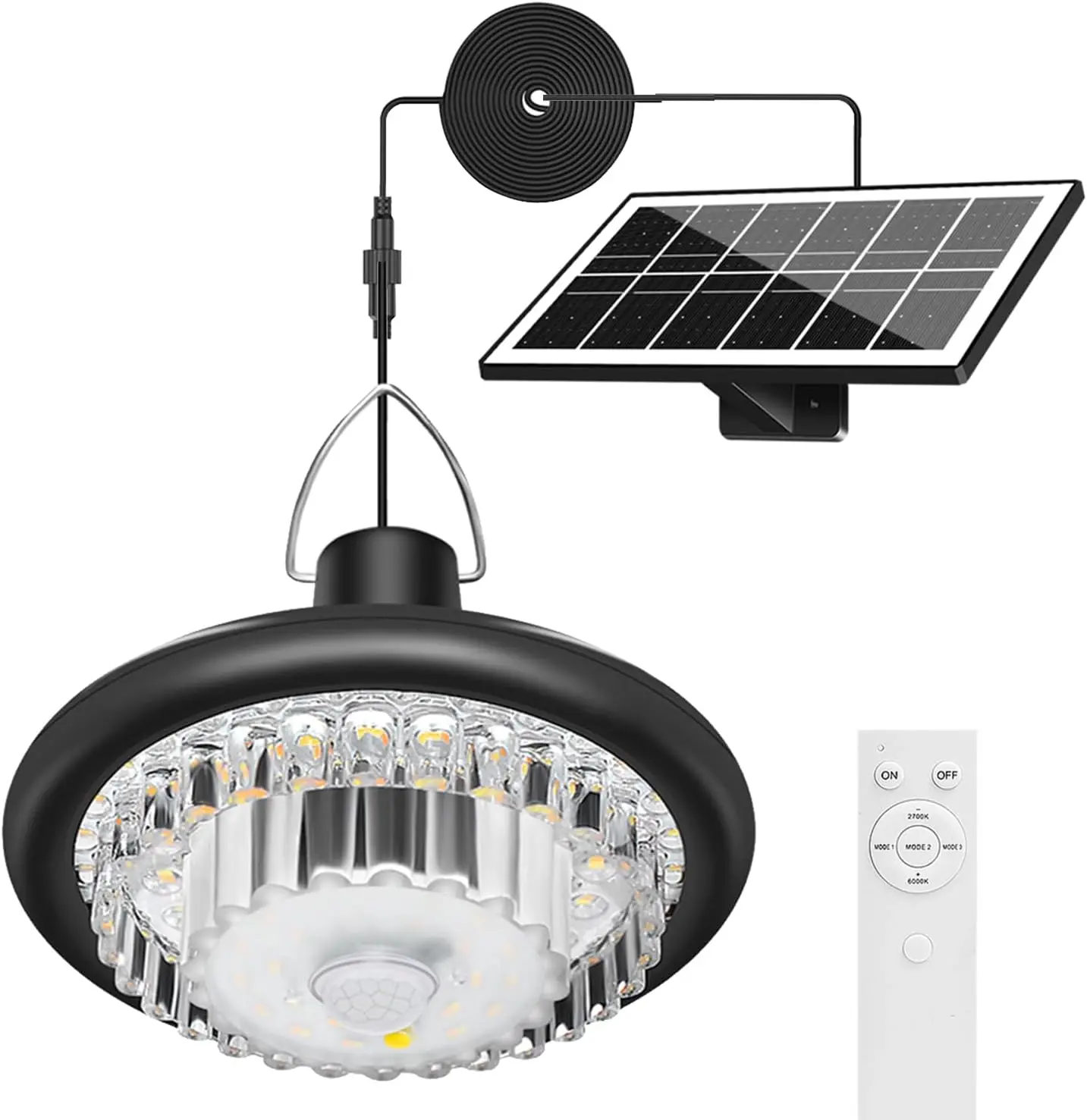 

Solar Motion Sensor Light, IP65 Waterproof, 3 Modes for Patio, Garden, Yard, Balcony