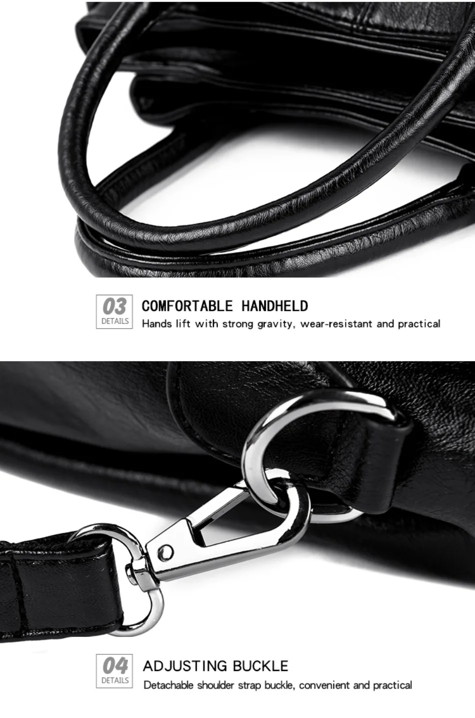 Genuine 3 Layers High Quality Soft Leather Ladies Shoulder Crossbody Bags for Women Luxury Handbags Women Bags Designer