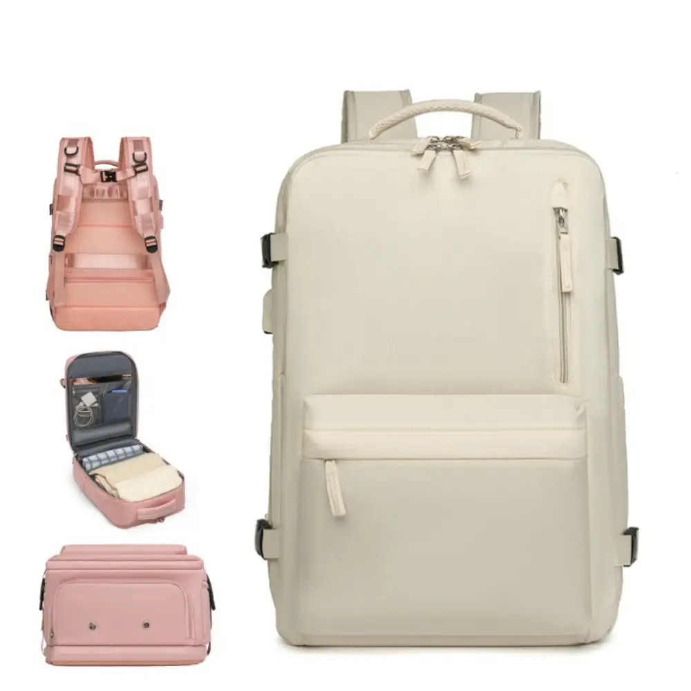 

Oxford Travel Luggage Bag Sturdy Short Distance Travel Backpack Multi-functional with Shoe Compartment Nylon Laptop Bag Fitness