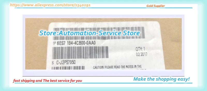 

Original New Offer Warranty For 1 Year 1P 6ES7194-4CB00-0AA0 SIMATIC DP Connection Module 6ES71944CB000AA0