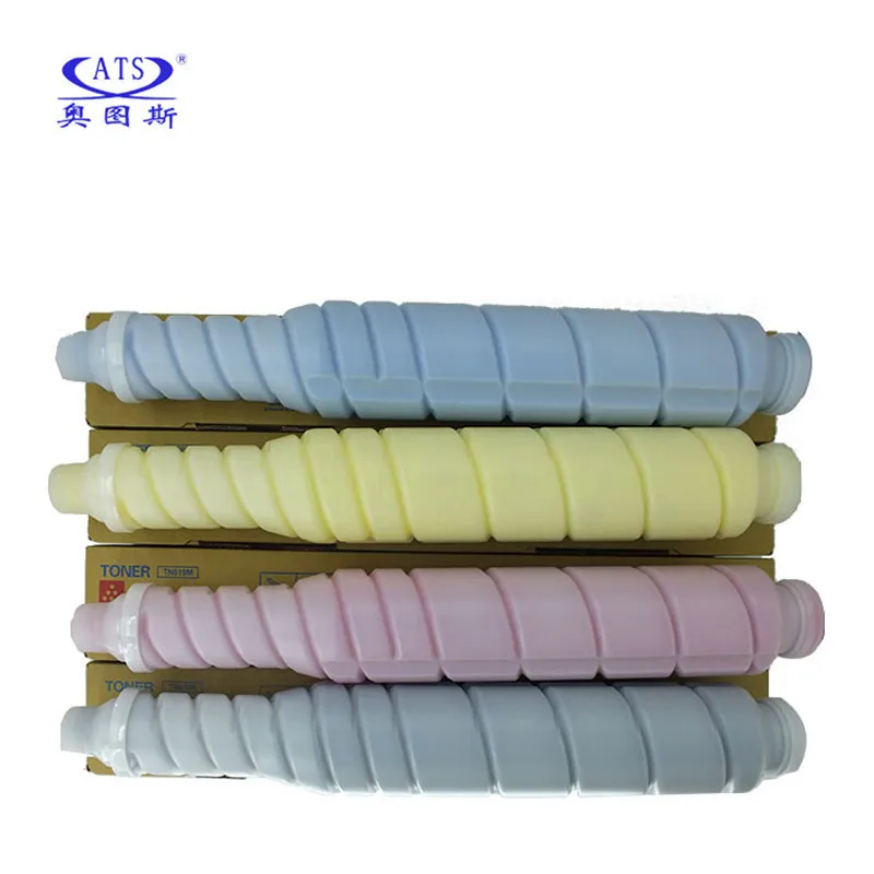 Conjunto Cartucho de Toner Tn619 para Konica Minolta C1060 C1070 C2060 C2070 C3070 C3080 C4070 C4080 1070 2060 2070 3080 Tn619 1