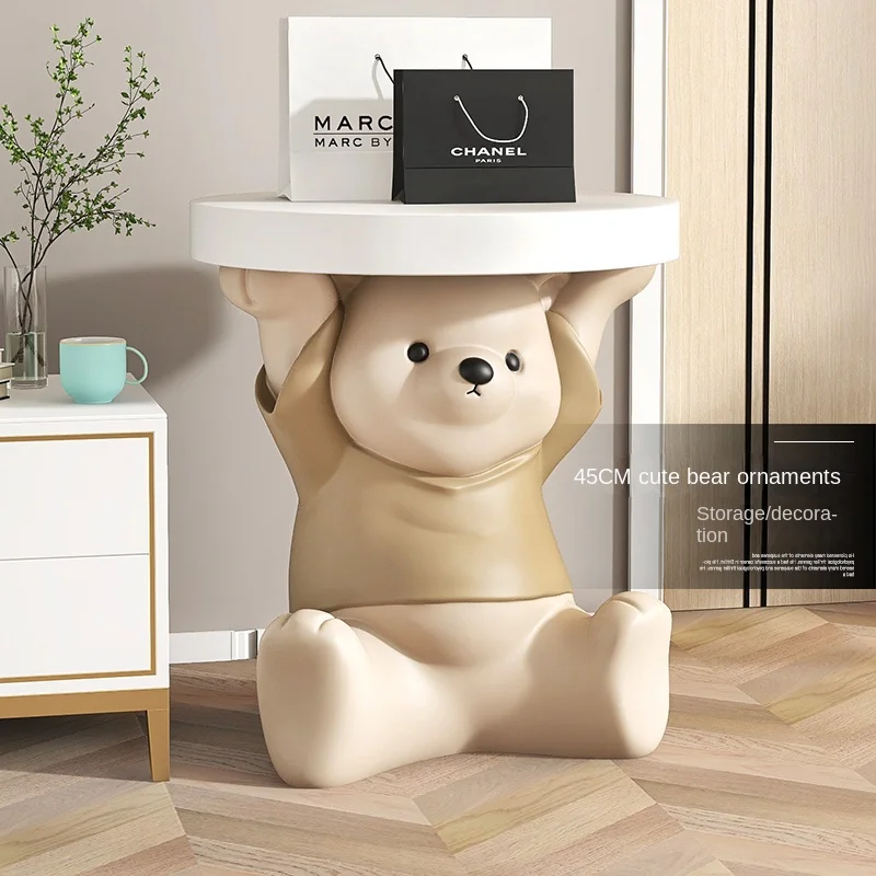 

Home Decor Sculpture Decorations Accessorys Large Landing Bear Tray for Storing Ornaments Living Room Bedroom FRP Animal