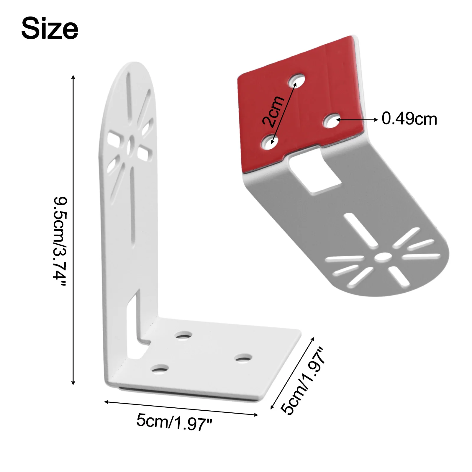 Metal Wall Mounting Solution for Your For Eufy Indoor Cameras Includes 2 Sturdy Brackets for Optimal Viewing Angles