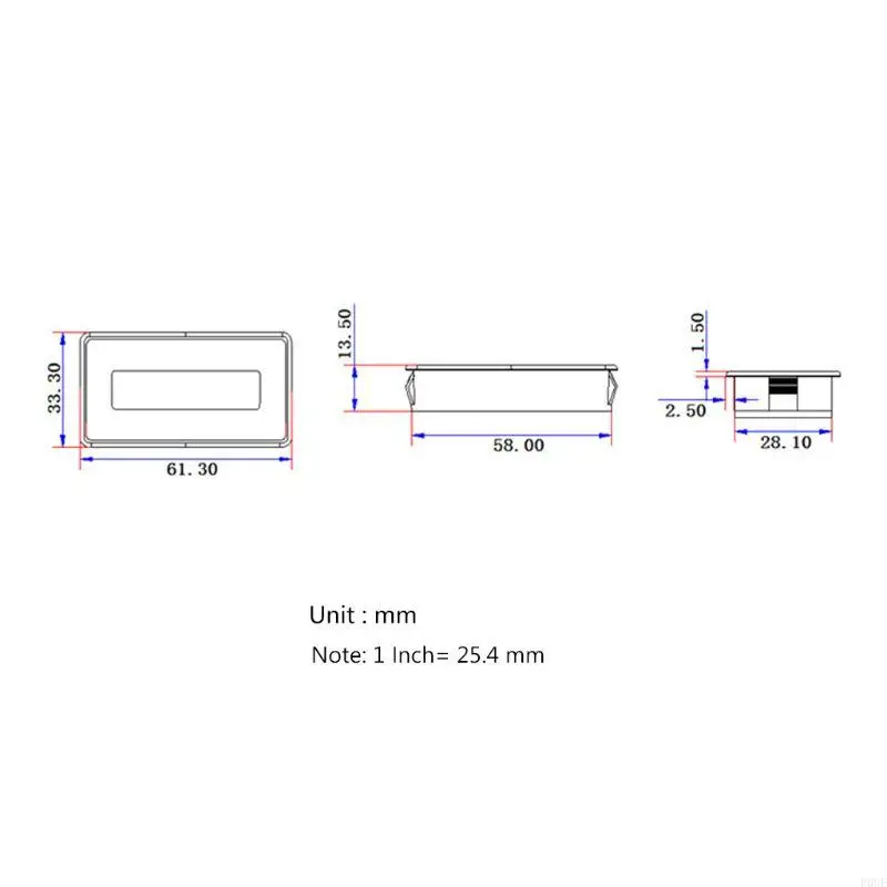 

P0UE Lithium Battery Capacity Tester Meter Testers Tools Durable