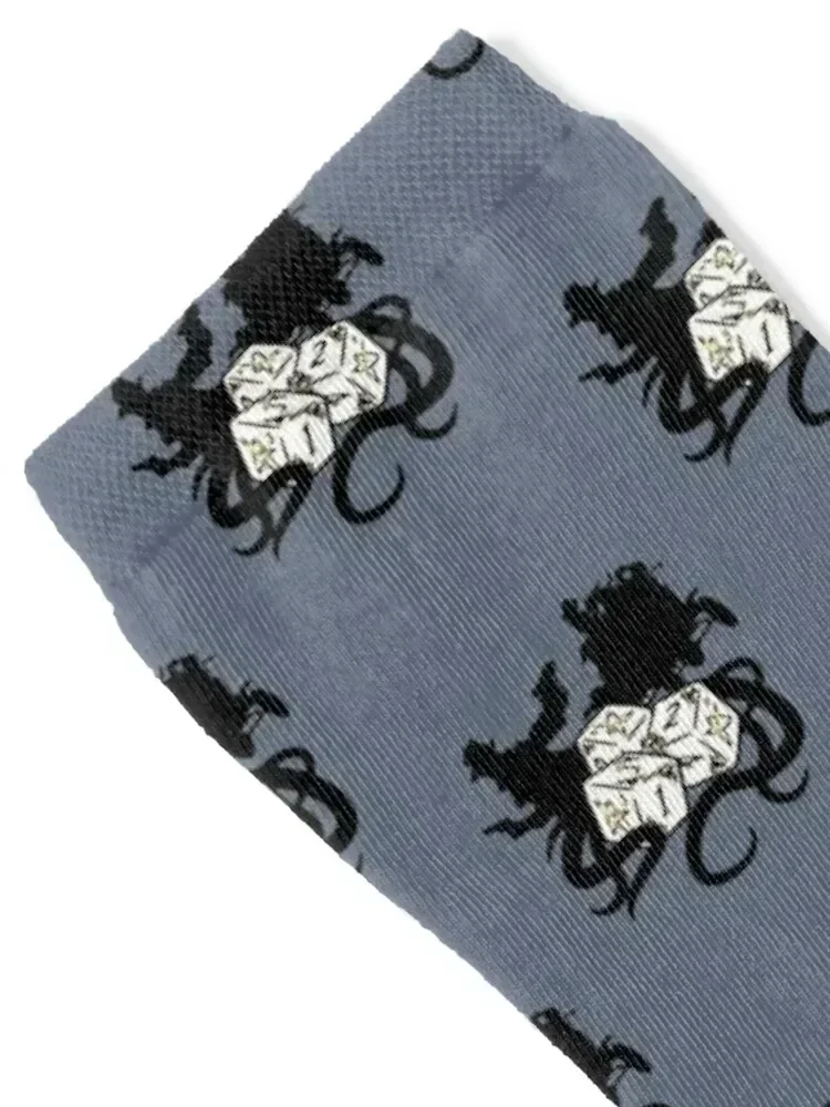 Arkham Horror Dice Socks cotton Thermal man winter FASHION Men's Socks Luxury Women's