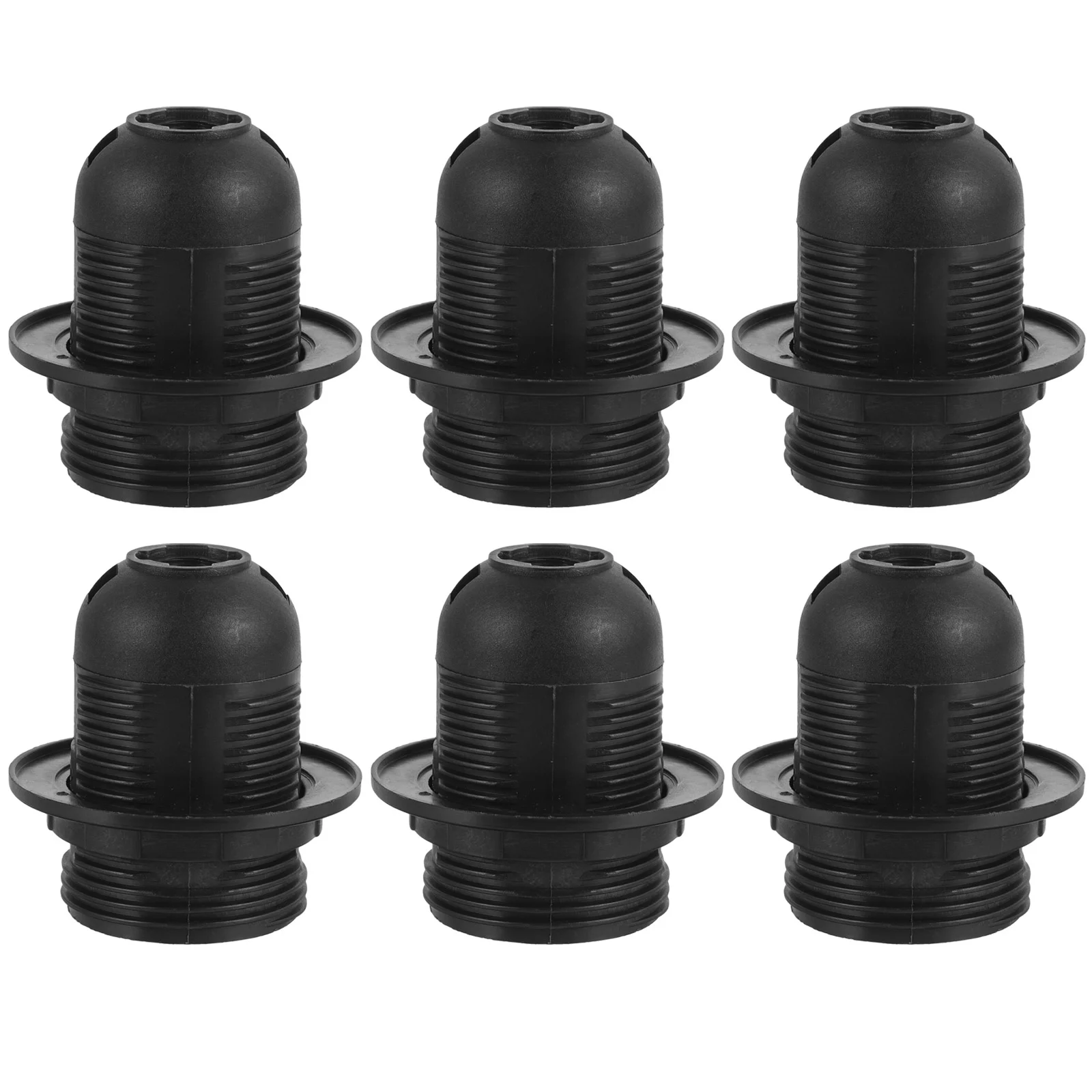 

6 Pcs Base Floor Lamp Light Bulb Chandelier Bulbs Plastic Holder Replacement Socket Sockets