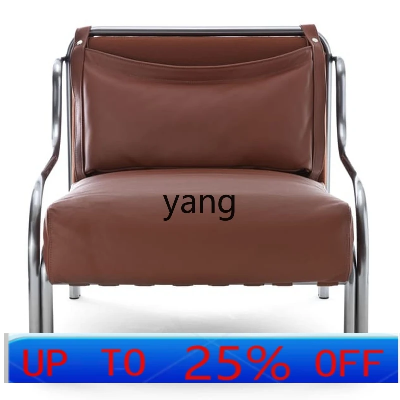 

lmM minimalist metal frame living room balcony leisure B & B reception chair