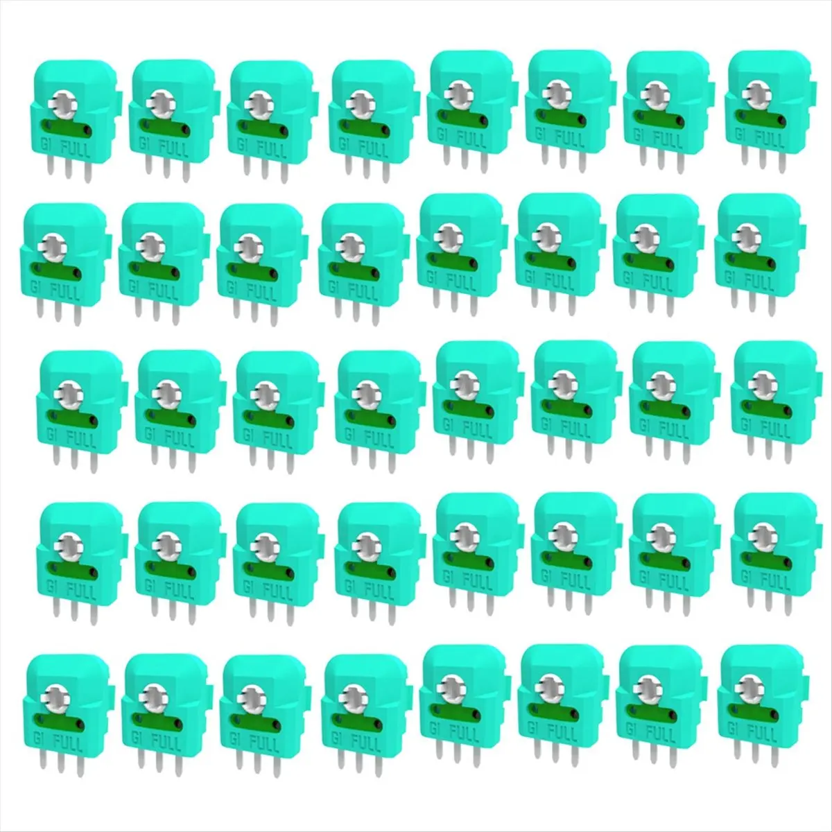 L63A 40PCS Hall Joystick Potentiometer Sensor Module for Game Controller Hall Joystick Resistor Micro-Type Switch