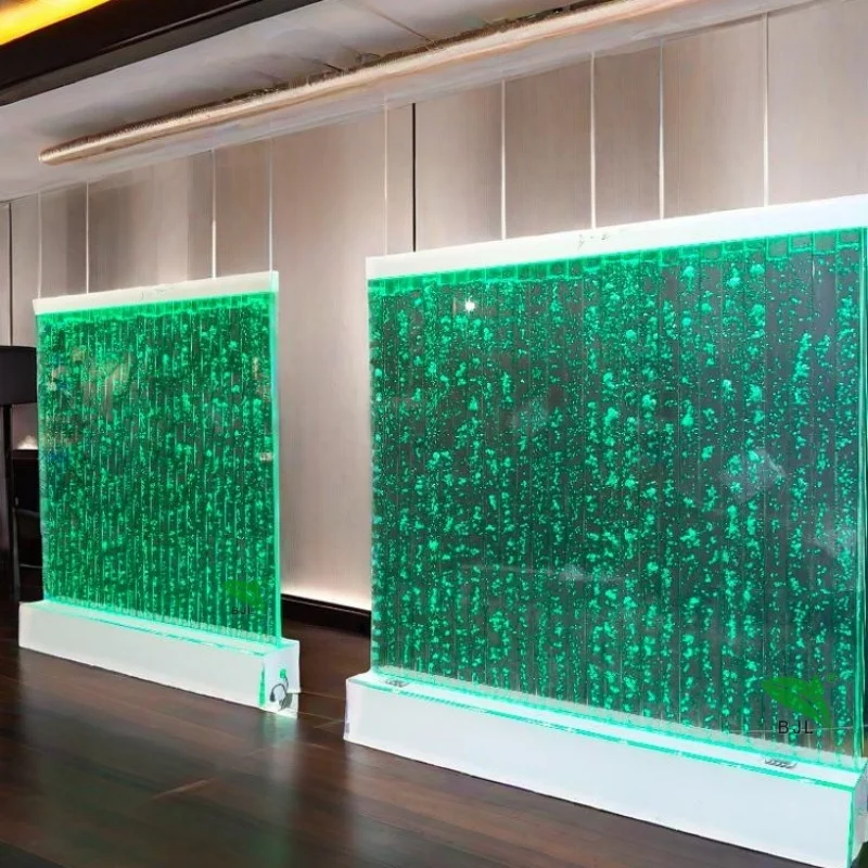 التخصيص. لوحة حائط فقاعات الماء من الأكريليك لحوض السمك عالي الجودة مع ضوء LED لتزيين المنزل والفندق #6