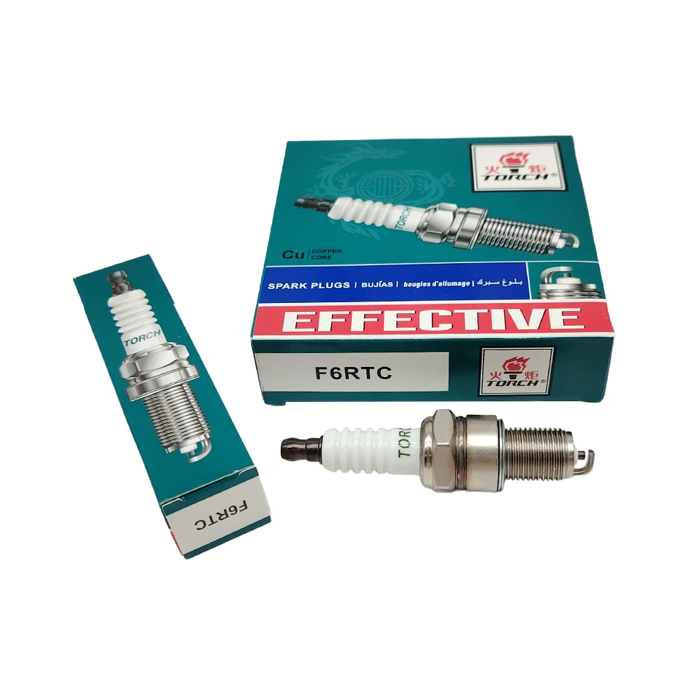 TORCH F6RTC Spark Plug NGK BPR6ES For Bosch WR6DC WR7DC for Champion RN9YC RN10YC Spark Plug,for Honda Gx160 Gx200 GX 270 Gx390