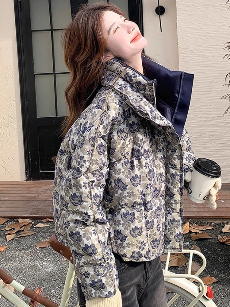

Women's Jacket Winter Female Short Cotton Jacket 2025 New Thicken Warm Parkas Coats Women Clothes Quilting Jacket Tops