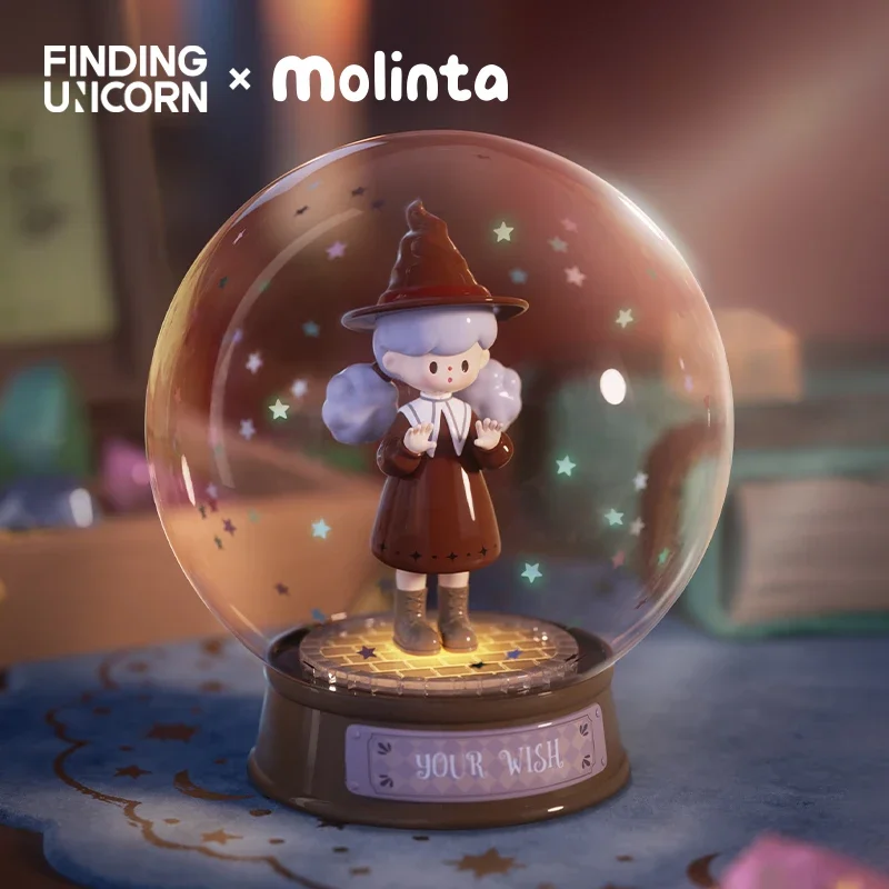 FINDING UNICORN molinta Chasing Light Series Blind Box Toys Mystery Box Mistery Caixa Action Figure Surprise Cute Model Gift