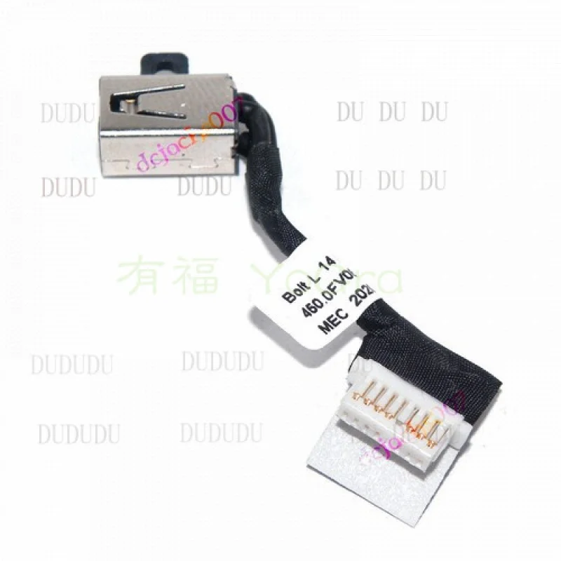 D  for DELL Latitude 3400 3500 Laptop AC DC in Power Jack W/ Cable Connector TM5N3