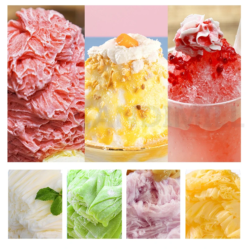 220v elétrico triturador de gelo neve cone smoothie bloco de gelo que faz a máquina gelo shaver ice slush maker