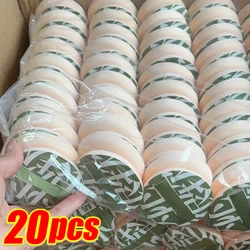 20pcs Cotton Candy Cosmetics Puffs Super L/XL Large Size Soft Sponge Wet Dry Use Concealer Foundation Air Cushions Make Up Tools