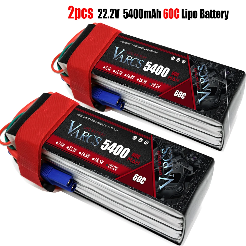 

VARCS 7.4V 11.1V 15.2V 14.8V 22.2V 2S 3S 4S 6S 5400Mah 6300Mah 6500mAh 6200mAh 6750mAh 8000mAh 7000mAh Lipo Batteries for car