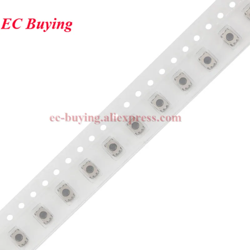 100Pcs/5Pcs 3*4*2mm Tact Switch Button Switch 2Pin Touch Switch SMD Micro Switch 3x4x2mm for MP3 MP4 Phone Key Switch 3*4*2.5mm