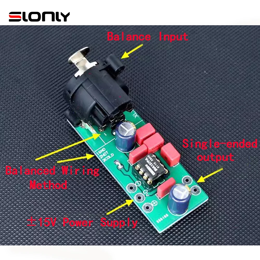 

【 Balanced to Single End 】 INA137PA ±12V—±18V Mono Finished Board