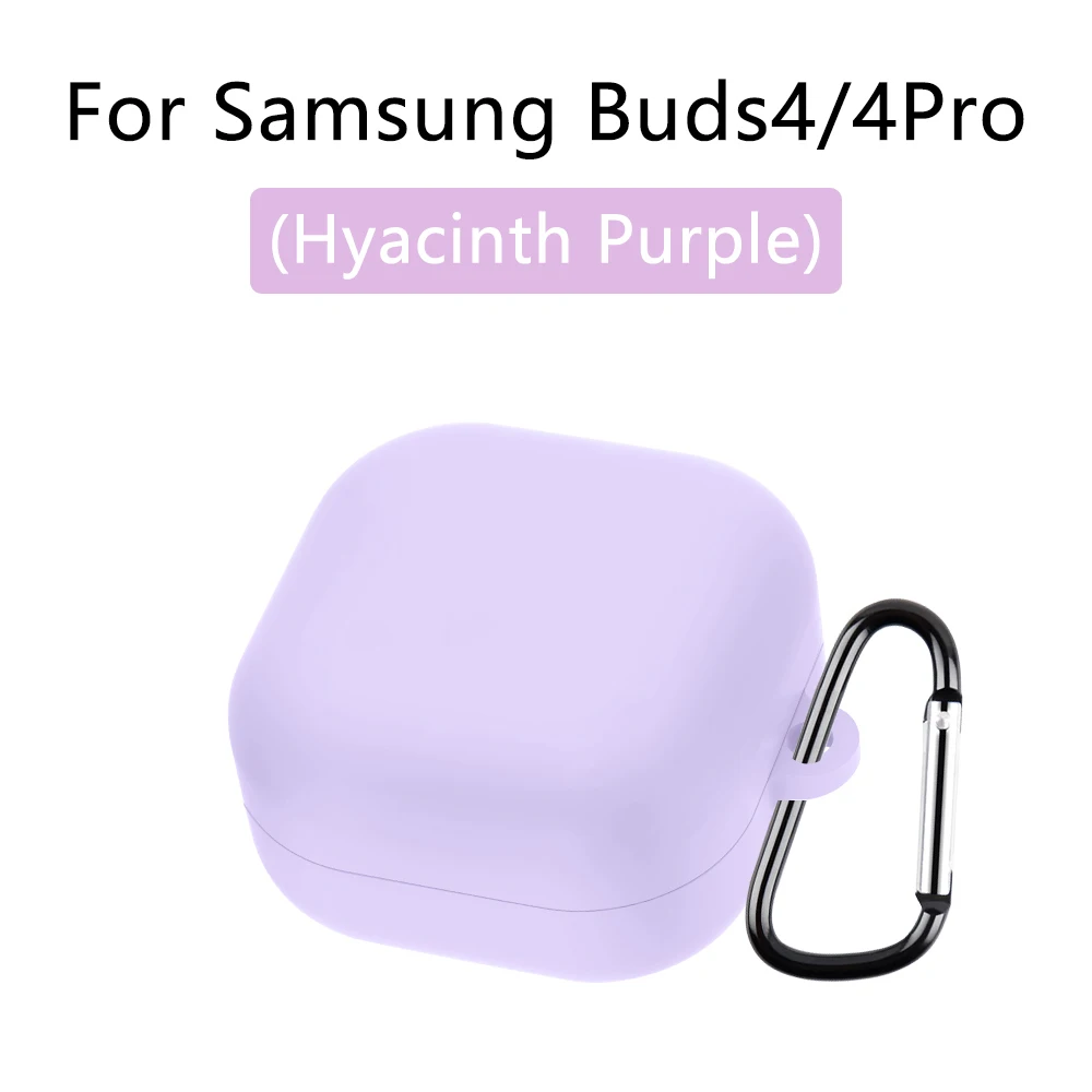 Silicone Cover For Samsung Galaxy Buds 4 Pro Buzz 4 Pro Buds4 Case Headphone Accessories Cases Anti fall Soft Shell With Hook
