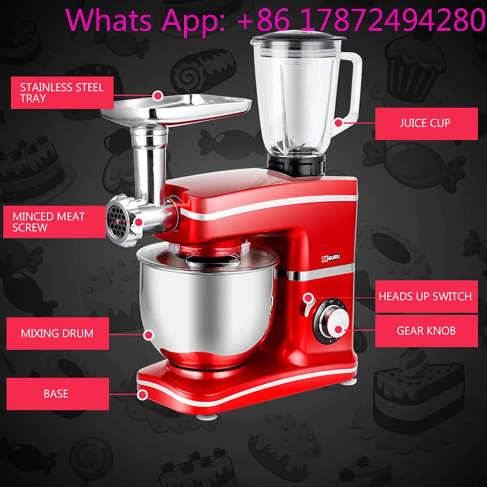 Stand Mixer Milk Dough Kneading Machine  Beater Food Mixing Multifunctional Meat Mincer