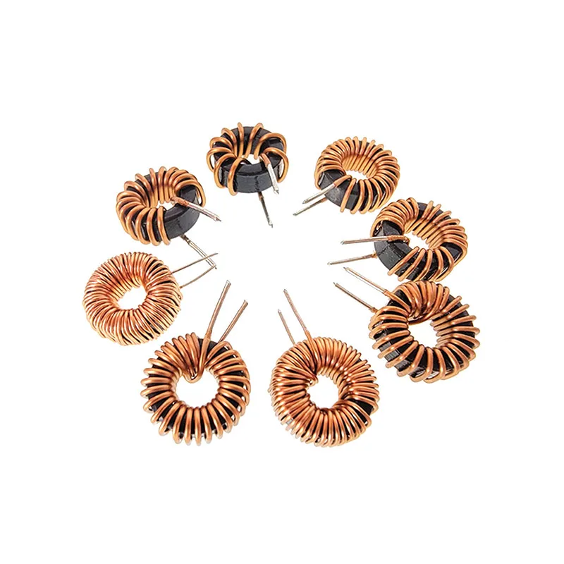 

5Pcs Toroid core Inductors 65125 Winding Magnetic Inductance 10/22/33/47/56/68/100uh220uH Iron Gauge Aluminum Magnetic Ring Coil