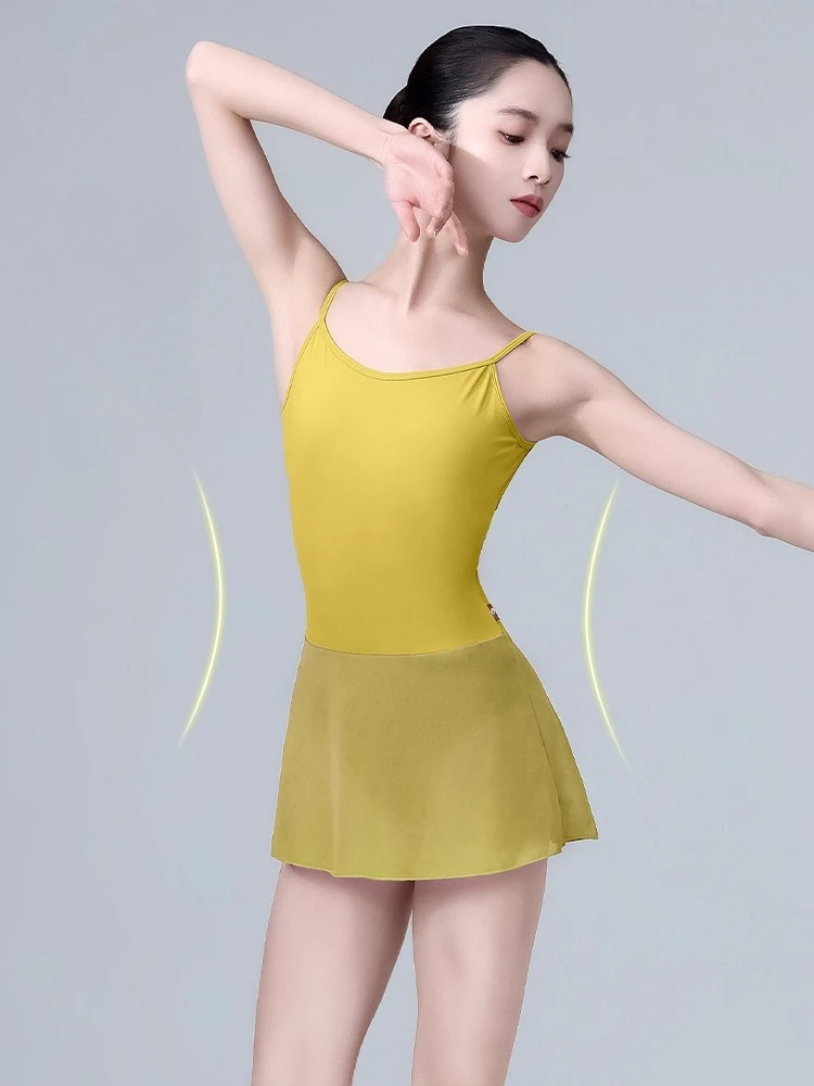 تخصيص المرأة الكبار ملابس رقص الباليه بروتيل بذلة ممارسة الجمباز الشاش تنورة الباليه توتو الجمباز يوتار #1