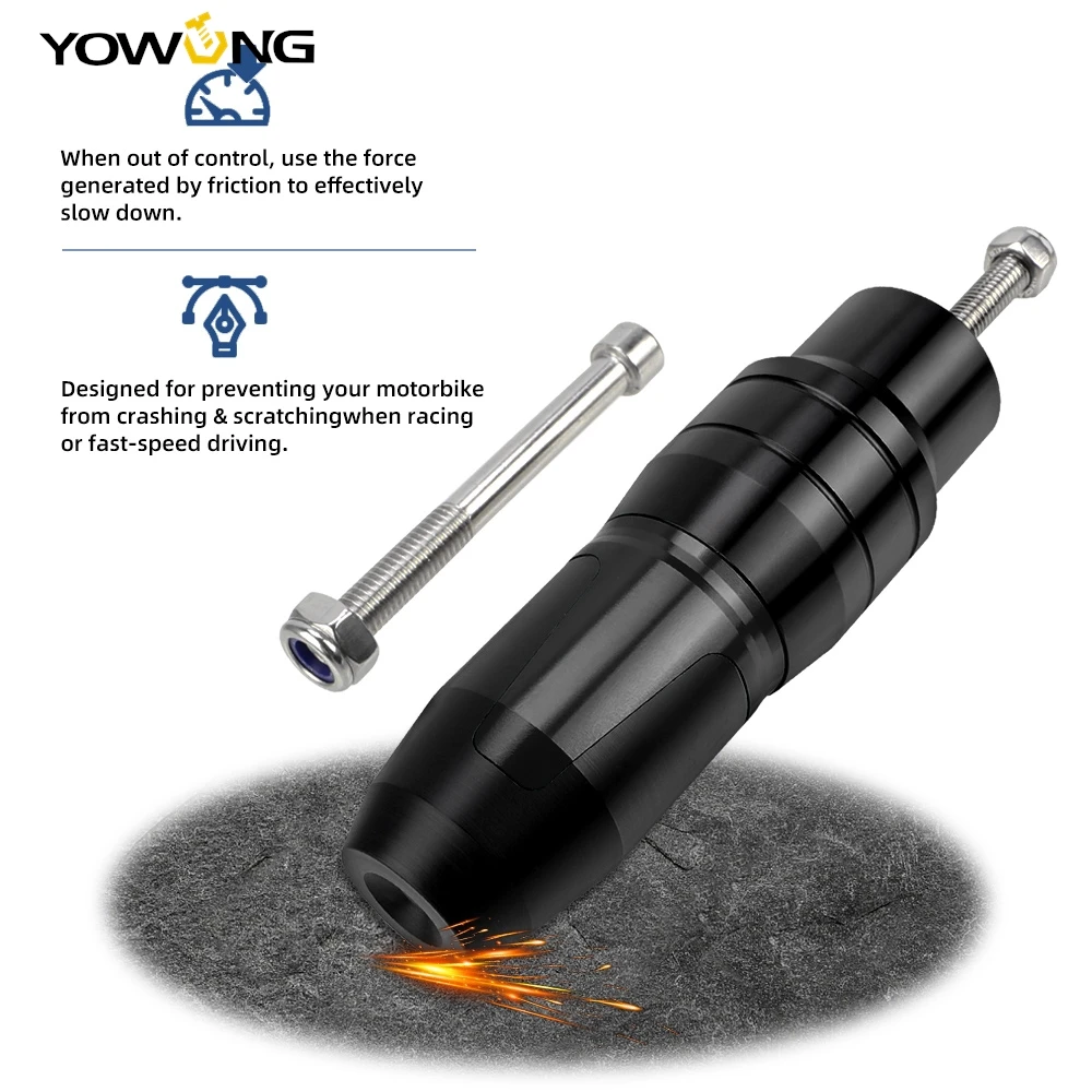 สําหรับ YAMAHA MT125 MT 125 MT-125 2008-2023 Sliders กรอบรถจักรยานยนต์เครื่องยนต์ FALLING CRASH Protector GUARD อุปกรณ์เสริม