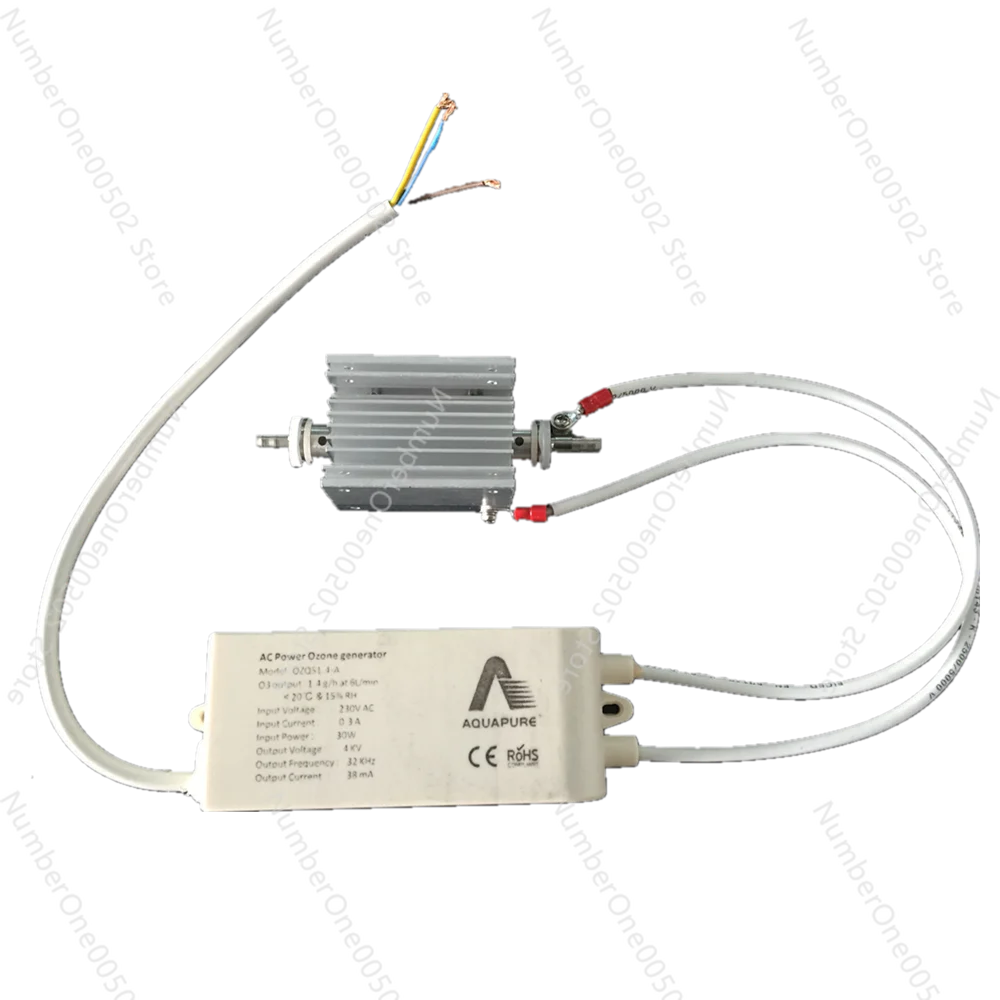 High Quality 30W 110V 220V 1400mg/H ozone module With quartz tube /stainless steel electrode OZQS1.4-A