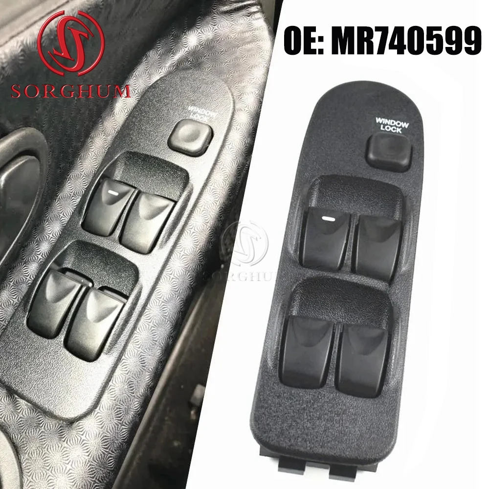 

MR740599 Left Side Power Window Control Switch Glass Lifter Regulator For Mitsubishi Carisma Space Star 1995-2006 MR 740 599