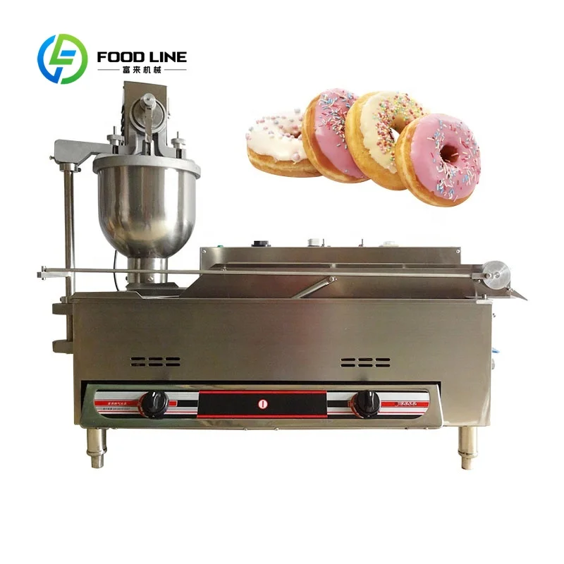 customized donut processing machine commercial doughnut fryer food grade stainless steel for dessert shop catering service