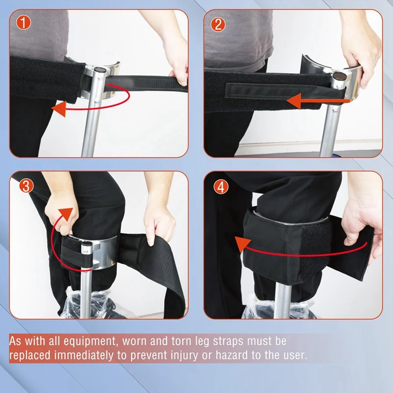 1 Pair Stilts Straps Comfortable Stilt Straps Padded Wide Stilt Straps Leg Bands Work With Various Brands Of Stilts