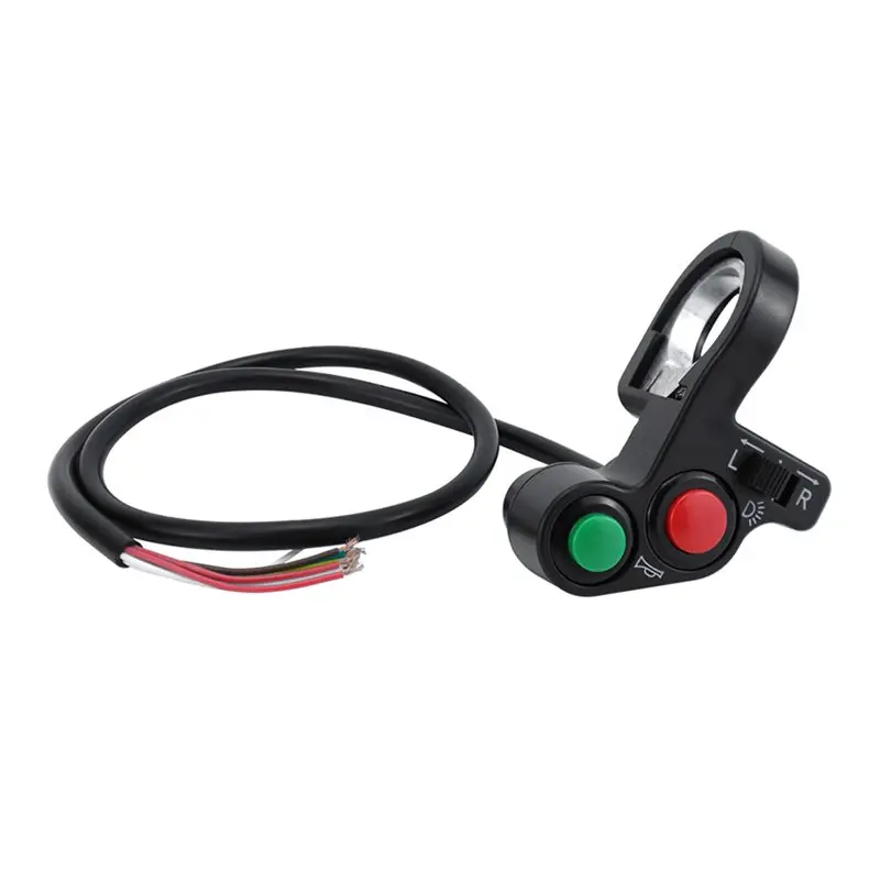 New Arrivals-2X Universal Motorcycle Turn Signal Light LED Kit With Horn Turn Signal Headlight Horn 3-Pin Relay For ATV UTV