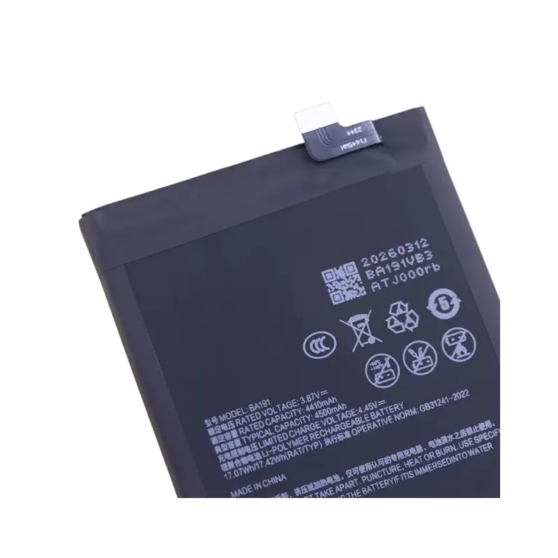 Applicable to BA191 mobile phone battery M191Q electric board new zero cycle electric board 18Spro 4500mah