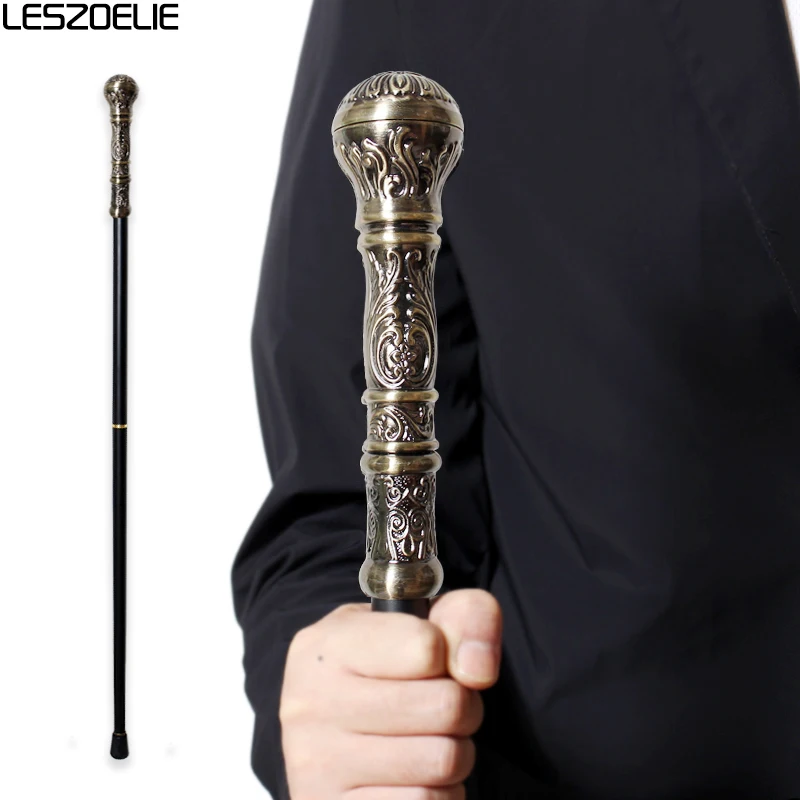 

Luxury Light Antique Bronze Detachable Walking Cane Elegant Vintage Fashion Man Party Stick Woman Elegant Vintage Walking Cane
