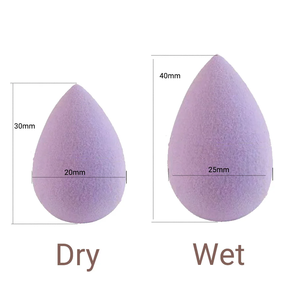 20 sztuk gąbka do makijażu aksamitny trójkąt puszek do pudru twarz Finger Puffs Mini Beauty jajko podkład w płynie narzędzia akcesoria do makijazu