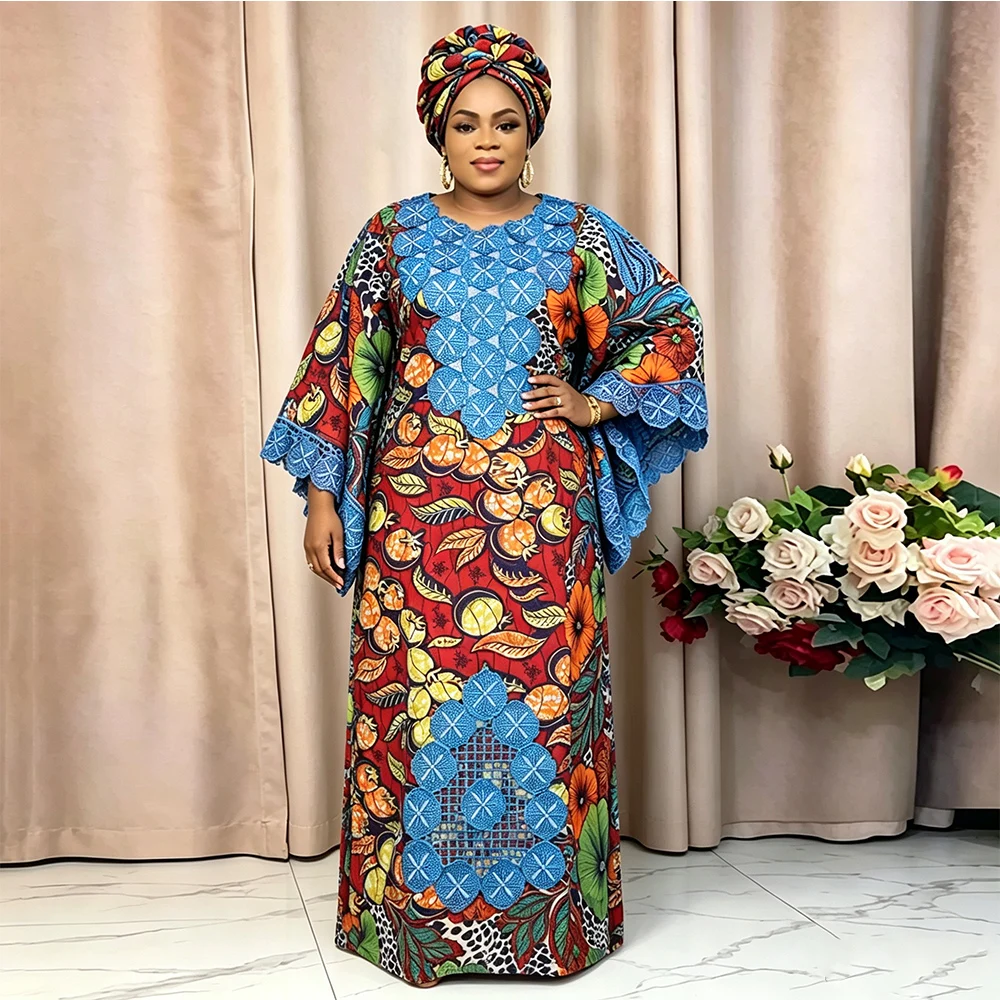 Plus Size African Clothes for Women 2026 New Fashion Dashiki Ankara Print Robe Bazin Design Wedding Party Evening Dresses