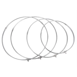 1PCS 35CM-50CM Stainless Steel Fishing Folding Net Brail Head Round Dipnet Tackle Accessory