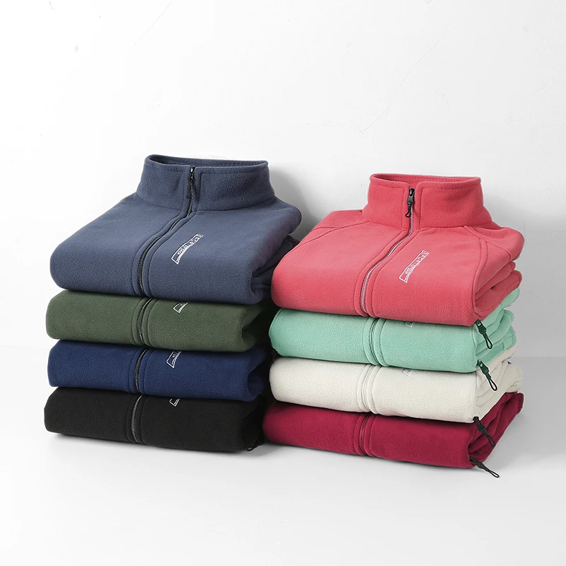 

Autumn Middle-aged Warmth Double-sided Fleece Jacket Winter Thin Fleece Jacket Men Stand-up Collar for Men's Warmth Loose Jacket