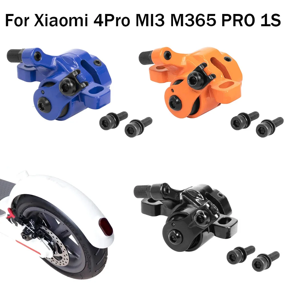 Rear Wheel Disc Brake For Xiaomi 4 Pro MI 3 M365 PRO 1S E-Scooter Left Side Aluminum Alloy Brake Caliper With Screw Accessory