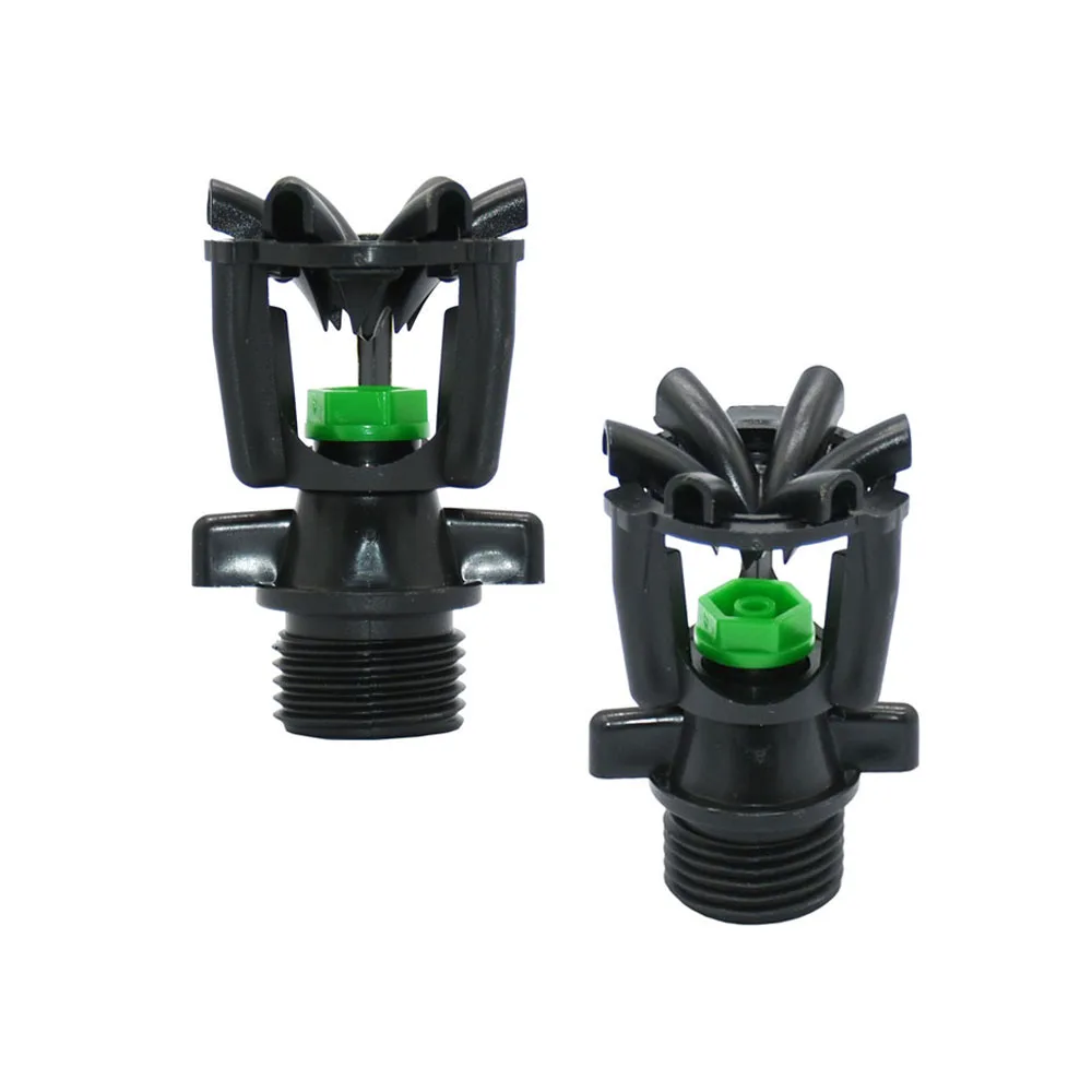 1/2 Inch Garden Rotating Water Sprinkler Fixed Stems Holder Water Sprinkler Spike Support Spray Nozzle for Watering & Irrigation