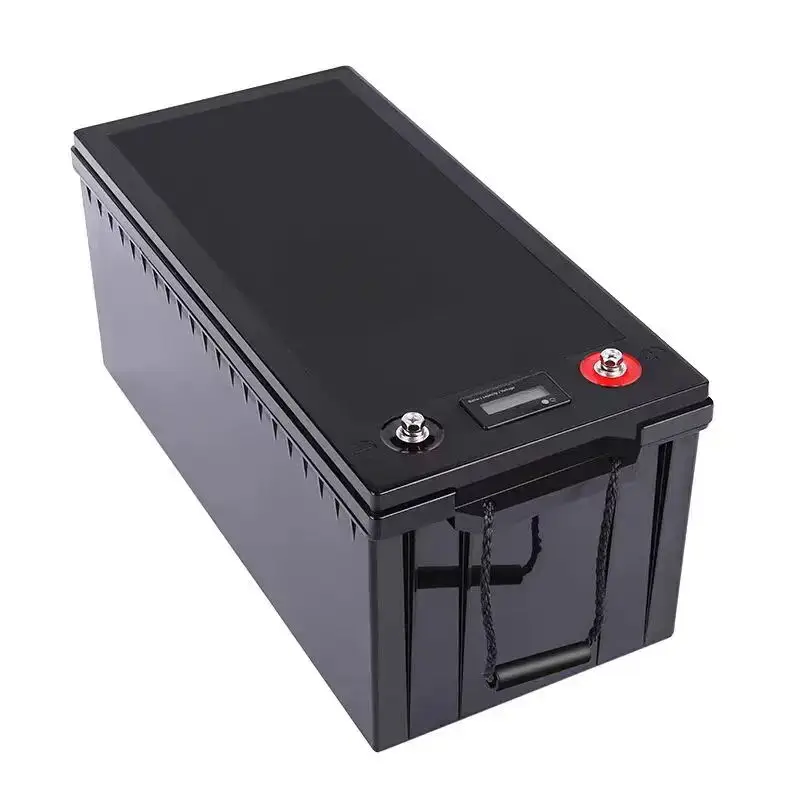 Batterie au lithium Lifepo4 avec BMS Bluetooth, 12V, 200Ah, 12.8V, 200Ah, stockage d'énergie solaire, bateau de tourisme marin,