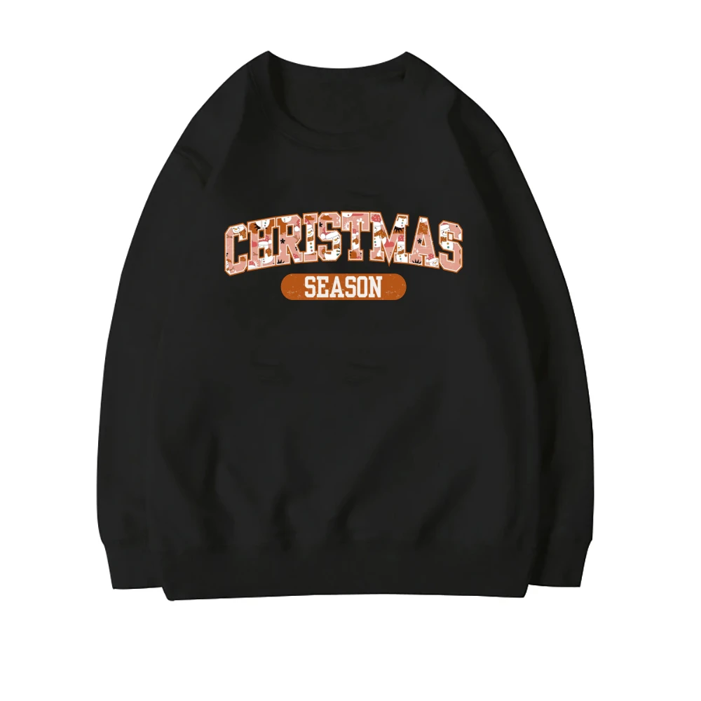 Retro Christmas Season Sweatshirt Merry Christmas Sweatshirts Christmas Shirt for Women Xmas Crewneck Sweater Holiday Hoodie