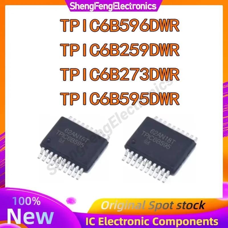 5PCS TPIC6B273DWR TPIC6B595DWR TPIC6B596DWR TPIC6B256DWR TPIC6B273 TPIC6B595 TPIC6B596 TPIC6B IC Chipin Voorraad 100% Nieuwe Oorsprong