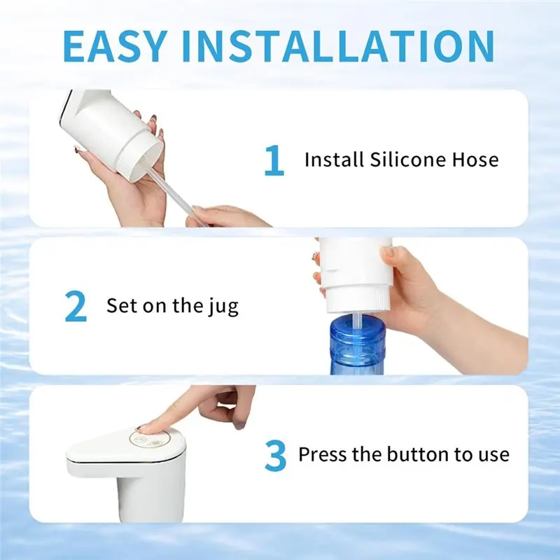 [TRENDING OFFER] Water Dispenser For 5-Gallon Bottle With USB-C Charging, Dual Pumps& 3 Operation Modes