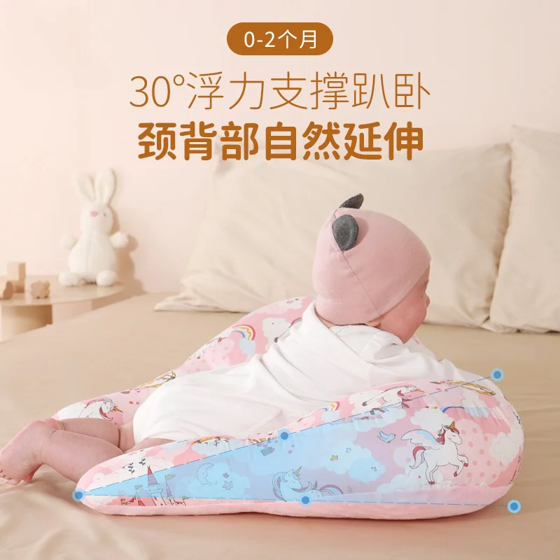 Newborn Breastfeeding Pillow Four Seasons Universal Double-sided Lumbar Support U-shaped Cushion Baby Auxiliary Exercises Pillow